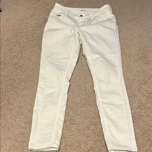 Old Navy White Super Skinny Jeans
